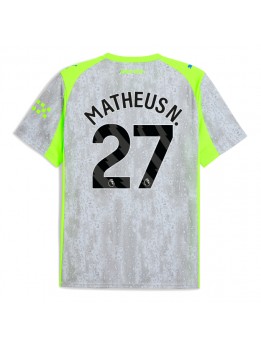 Billige Manchester City Matheus Nunes #27 Tredjedrakt 2025-26 Kortermet